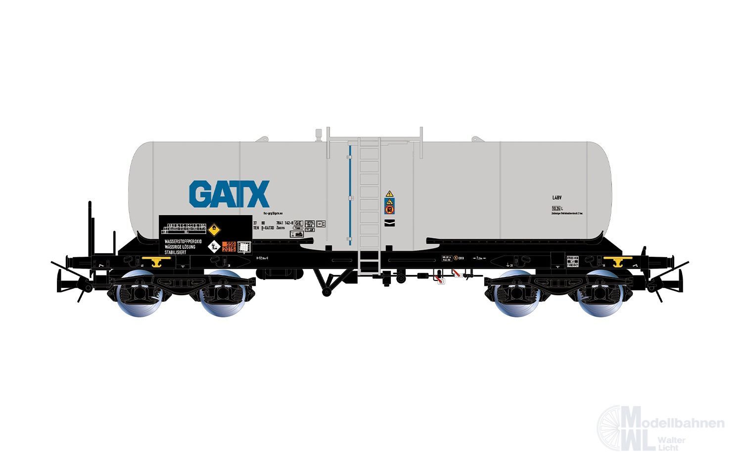 Rivarossi 6699 - Kesselwagen GATX Ep.VI silbern H0/GL