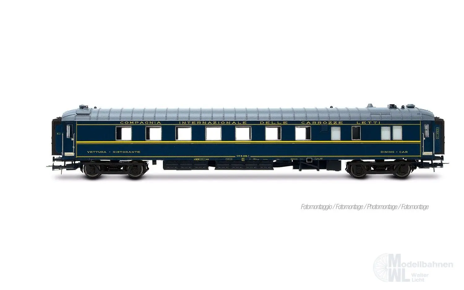 Rivarossi 4410 - Personenwagen Set FS Ep.IV Rom-Wien 3.tlg. Set 1 H0/GL