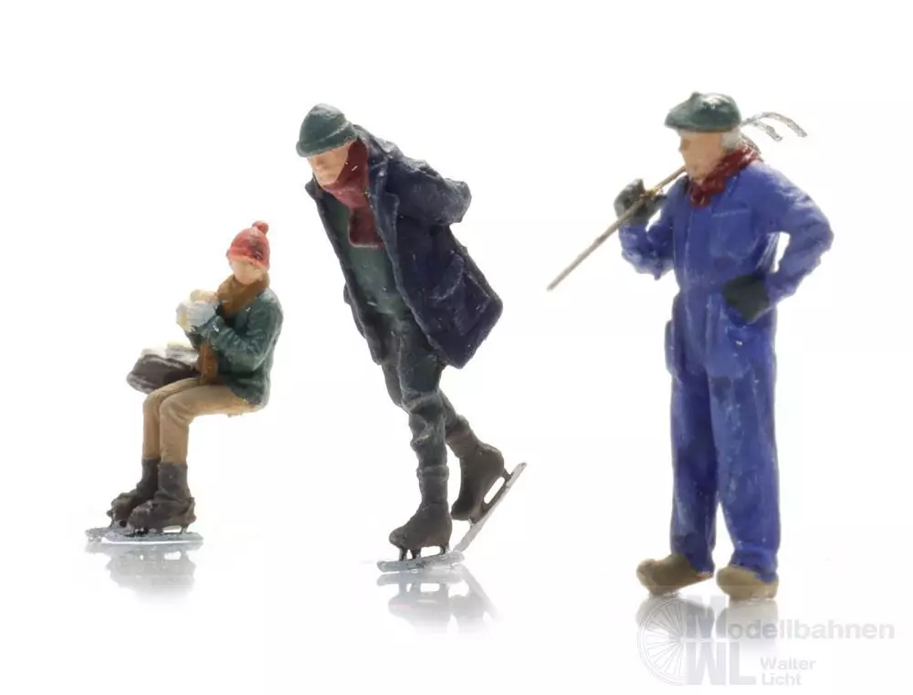 ARTITEC b.v. 5870125 - Holländische Eislaufszene Fertigmodell H0 1:87