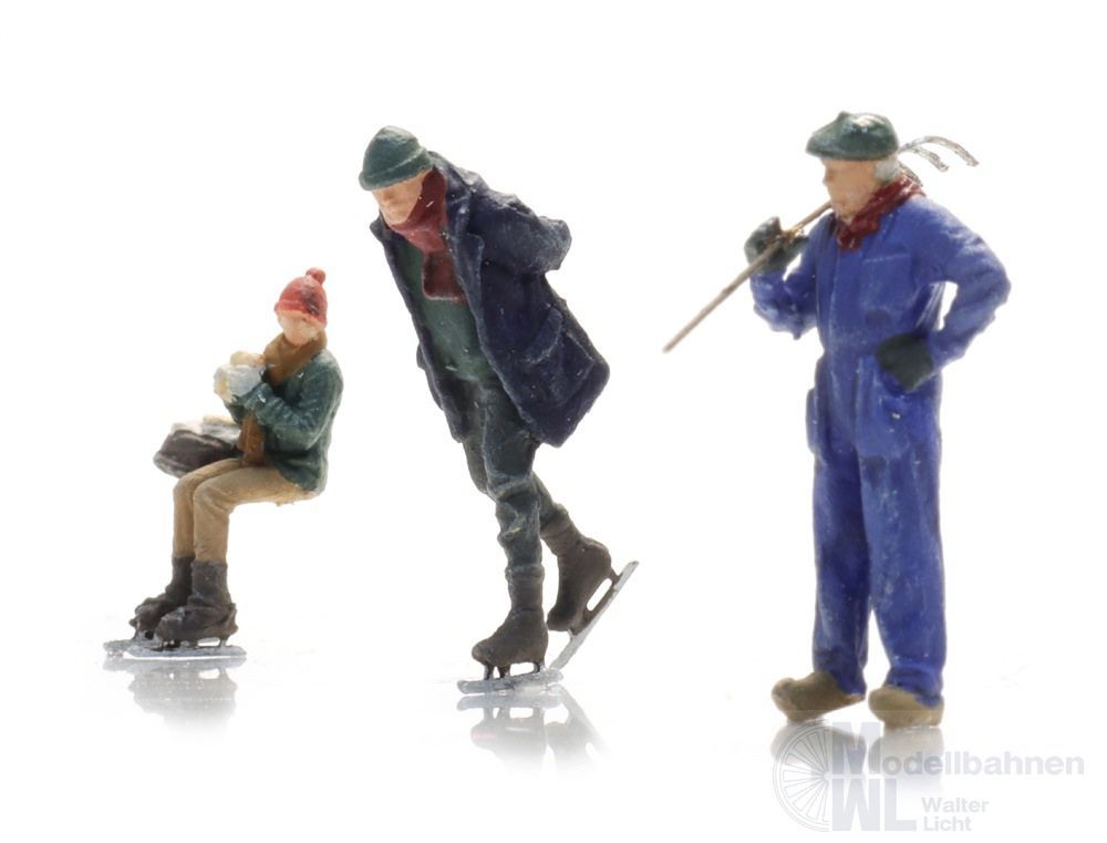 ARTITEC b.v. 5870125 - Holländische Eislaufszene Fertigmodell H0 1:87