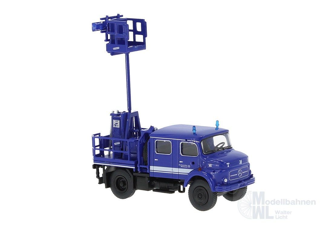 Brekina 47194 - Mercedes-Benz LA 911 Lichtmastwagen des THW H0 1:87