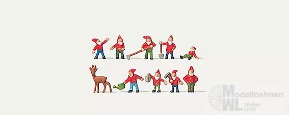 Merten Figuren 212303 - Gartenzwerge H0 1:87