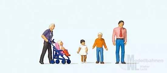 Preiser 10721 - Familienausflug H0 1:87