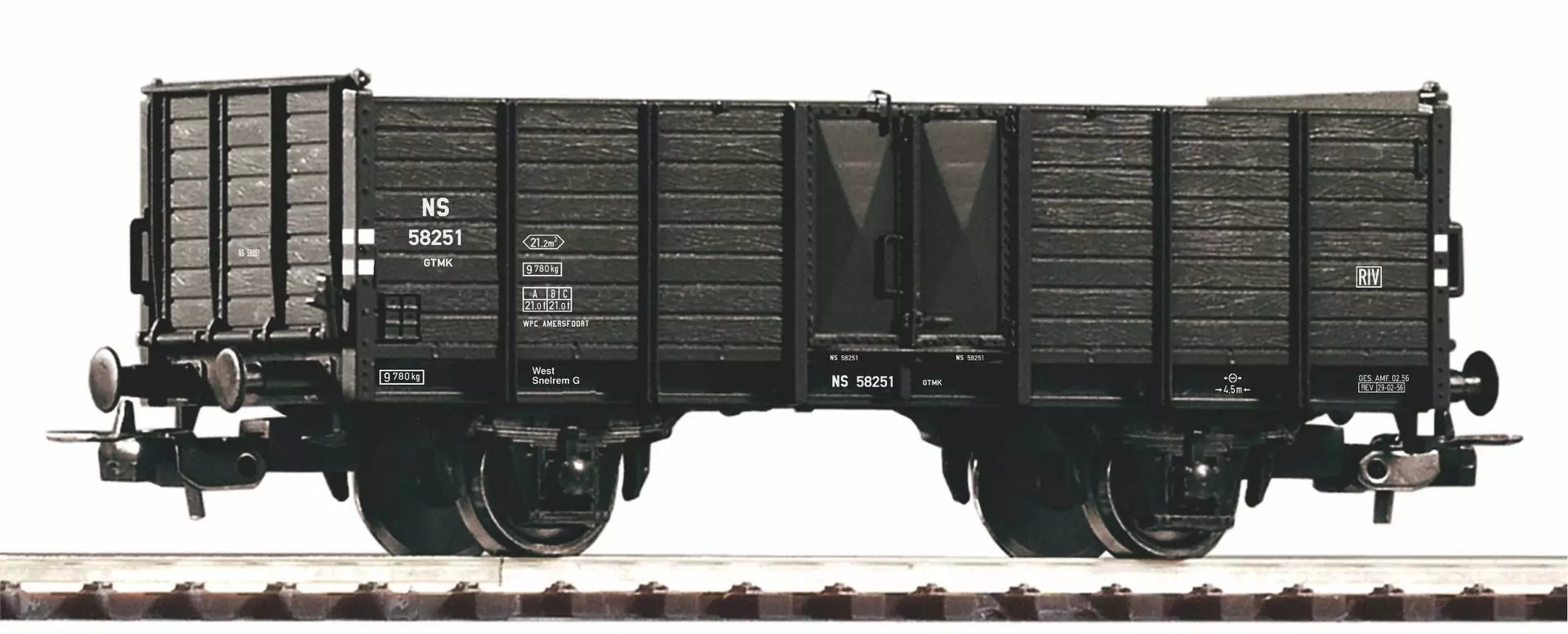 Piko 58997 - Güterwagen offen NS Ep.III GTMK H0/GL