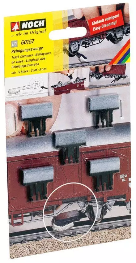 Noch 60157 - Reinigungszwerge 5 Stück H0 1:87