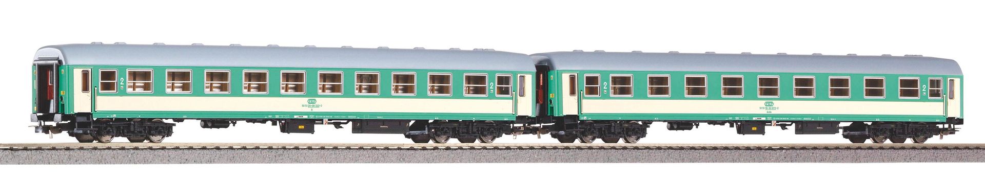 Piko 58395 - Personenwagen Set PKP Ep.V 111A 2.tlg. H0/GL