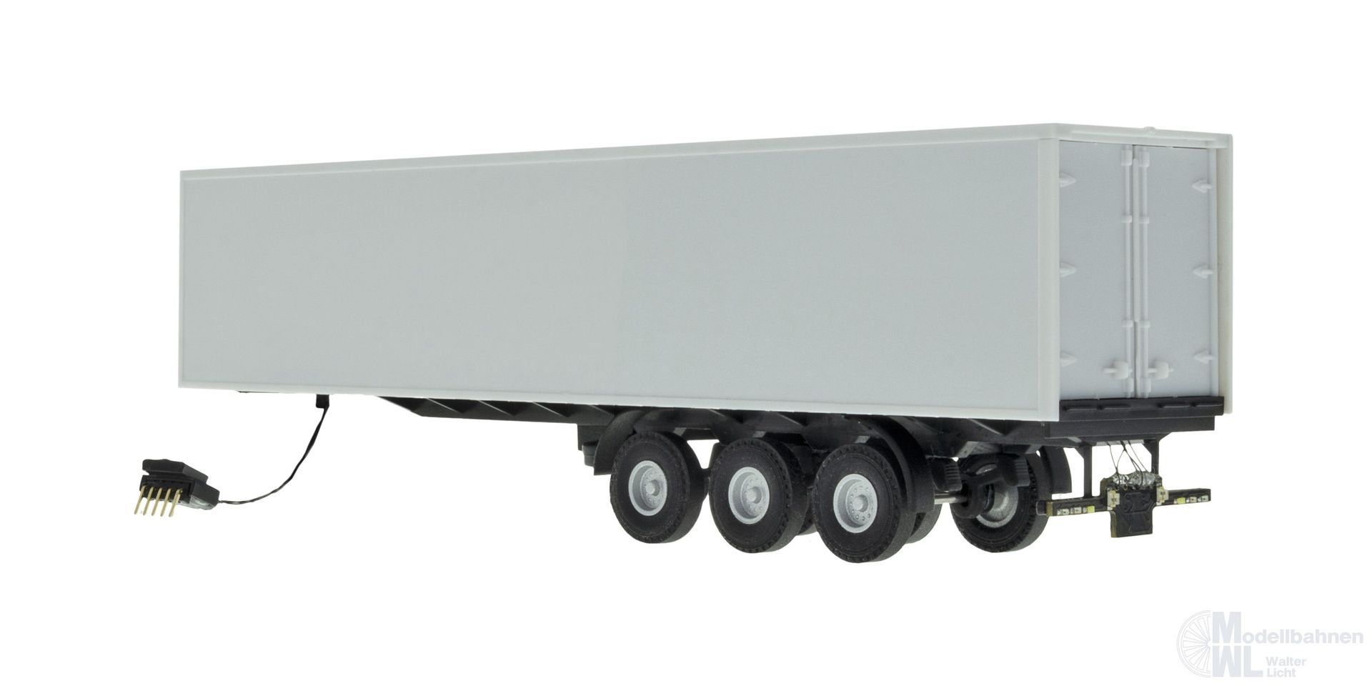 Viessmann 8226 - CarMotion Koffersattelauflieger mit Unterfahrschutz 3-achsig H0 1:87