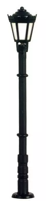Viessmann 6970 - Parklaterne schwarz, LED warmweiß TT 1:120
