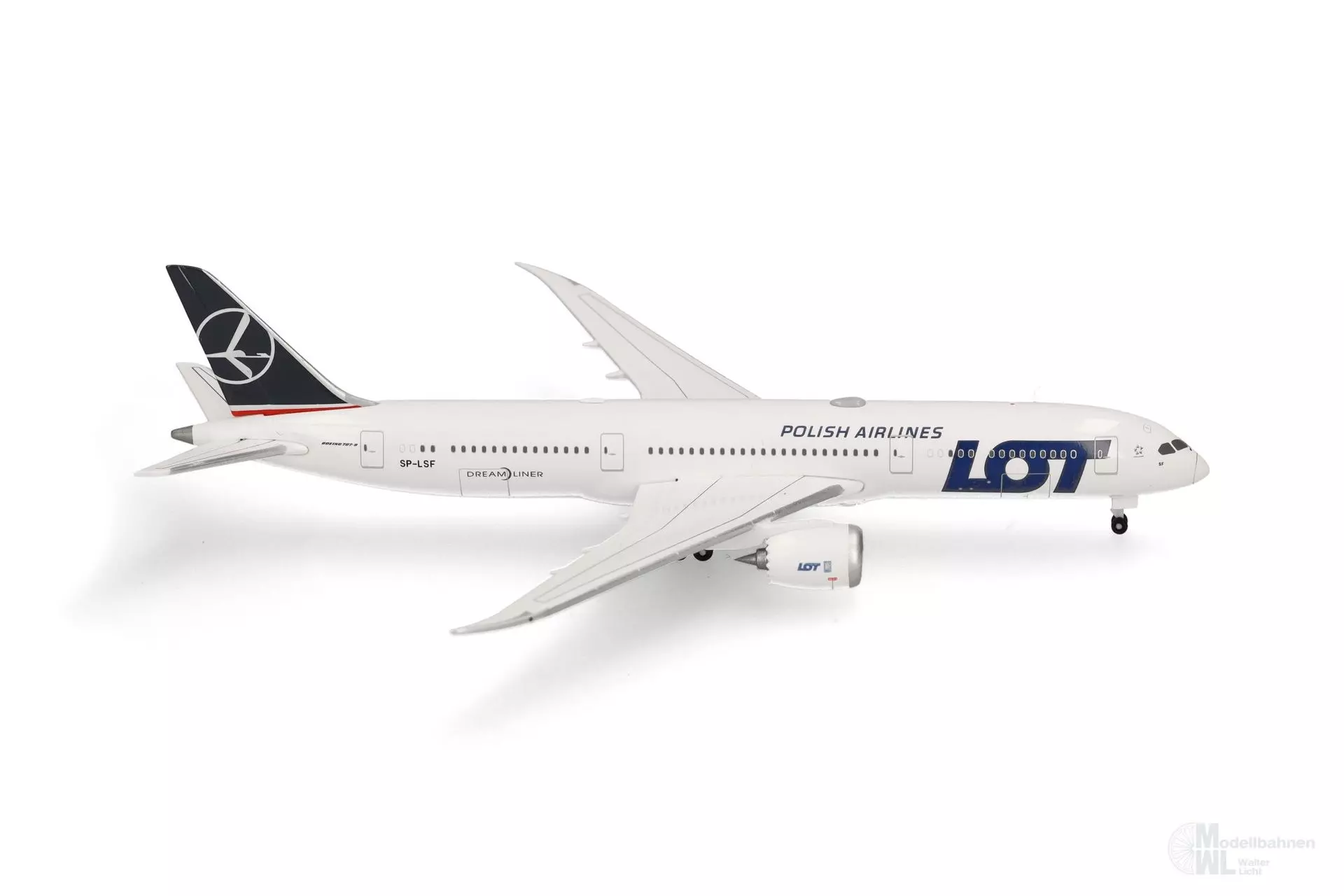 Herpa 536646-001 - Boeing 787-9 LOT Polish Airlines 1:500