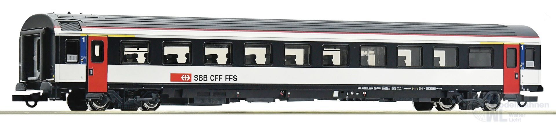 Roco 74475 - Personenwagen SBB Ep.VI 1.Kl. 2.Betr.Nr. H0/GL Roco 74475 - Personenwagen SBB Ep.VI 1.Kl. 2.Betr.Nr. H0/GL