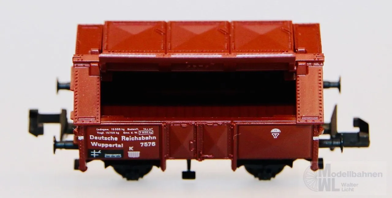 Fleischmann 8213 - FLEISCHMANN - Klappdeckelwagen DRG Ep.II N 1:160