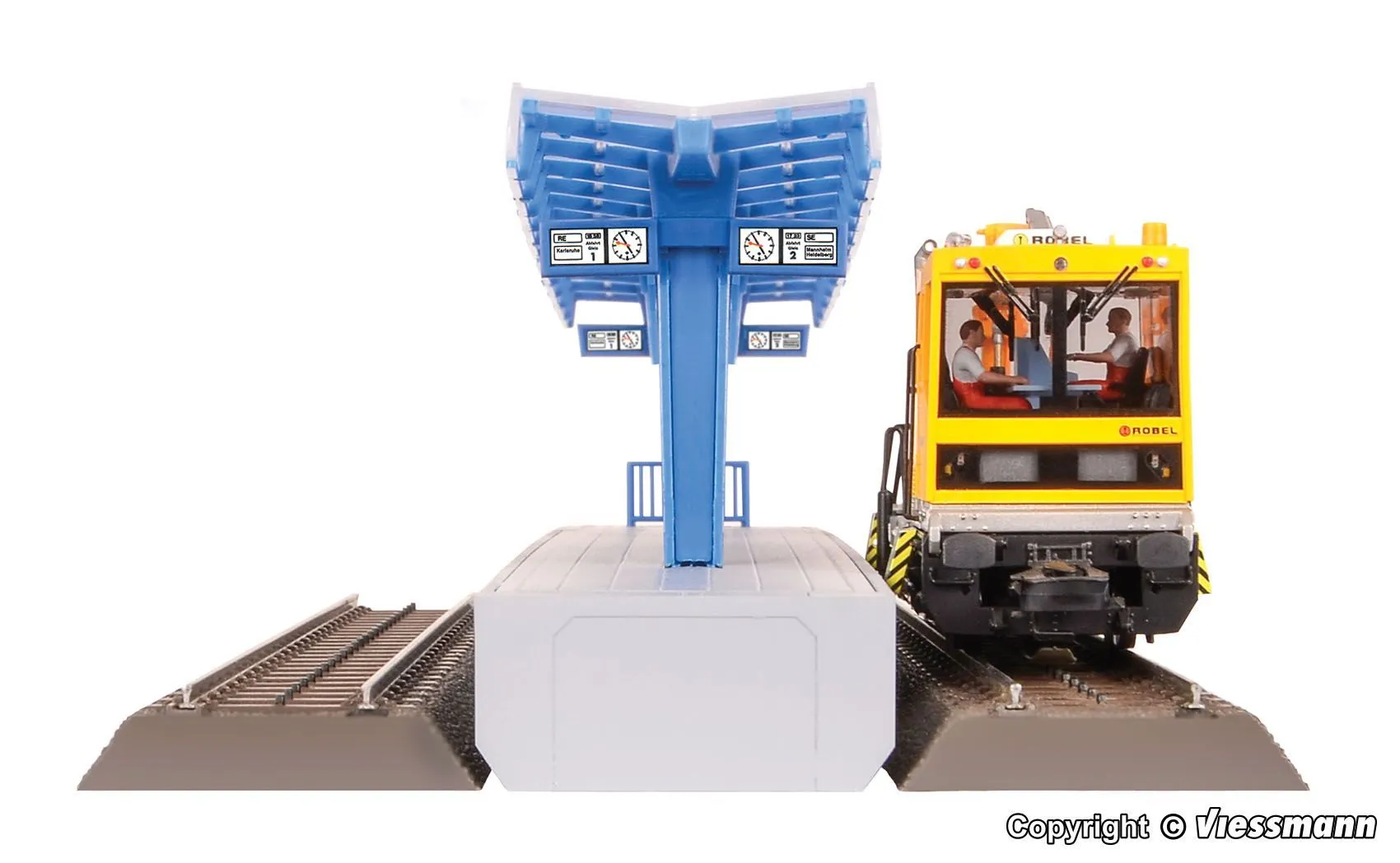 Kibri 39549 - Moderner Bahnsteig für C-Gleis H0 1:87