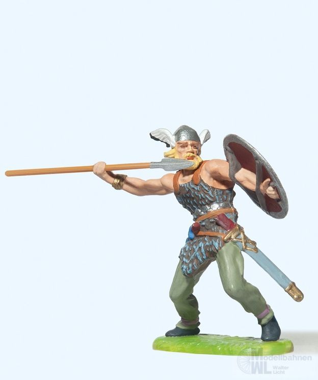 Preiser 50302 - Gallier, Speer werfend 1:25 Preiser 50302 - Gallier, Speer werfend 1:25