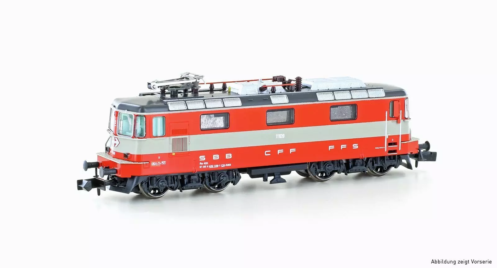 Hobbytrain 3029 - E-Lok Re 4/4 II SBB Ep.VI 11109 Swiss Express N 1:160