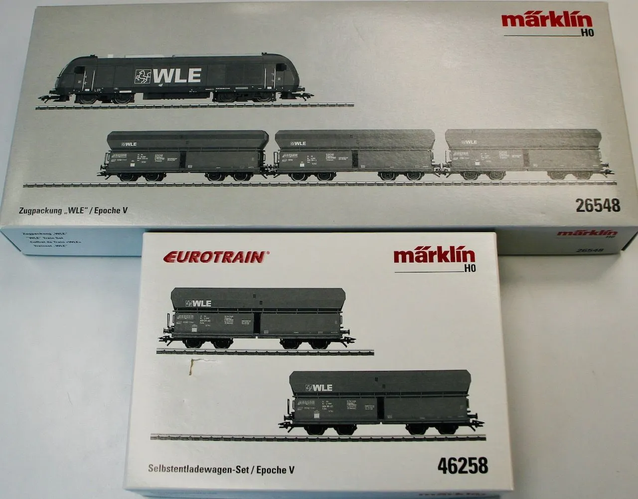 Märklin 26548 - MÄRKLIN - Zugpackung WLE Ep.V und Ergänzungswagen 46258 H0/WS Digital