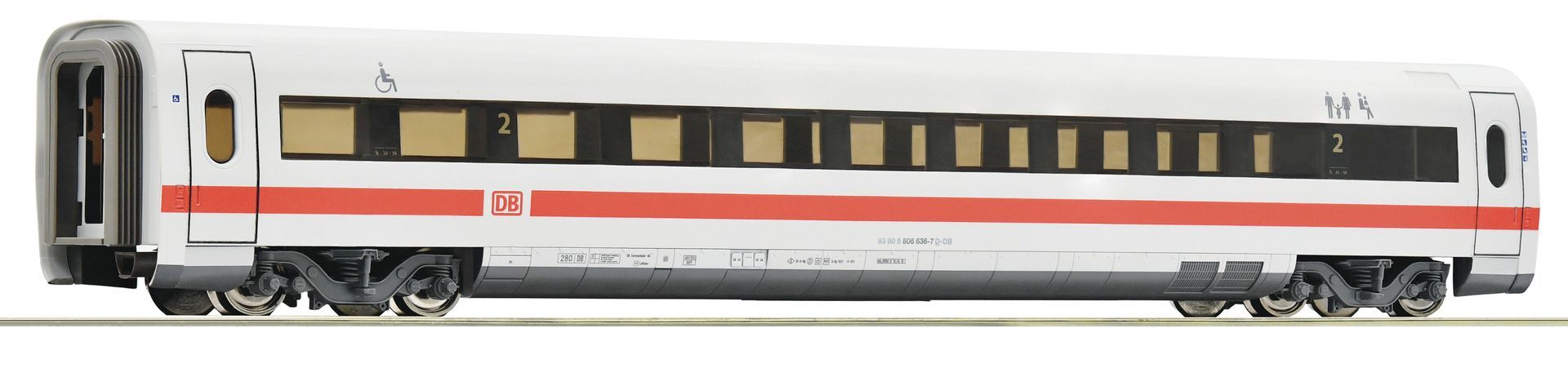 Roco 54274 - ICE Zwischenwagen DB Ep.VI 2.Kl. H0/GL