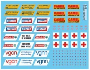 ARTITEC b.v. 10.472 - Decalboben für NS Plan W Wagen H0 1:87