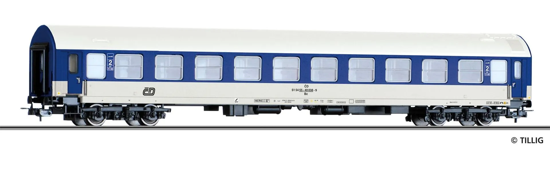 Tillig 74959 - Liegewagen CD Ep.V 2.Kl. Bc 841 Typ Y H0/GL