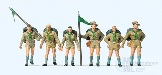 Preiser 10260 - Pfadfinder H0 1:87