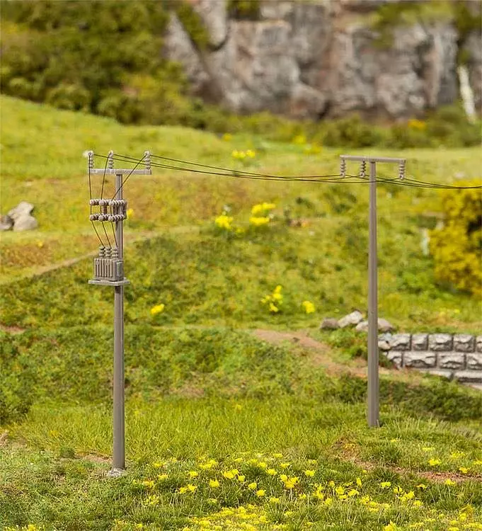 Faller 180928 - 4 Strommasten H0 1:87