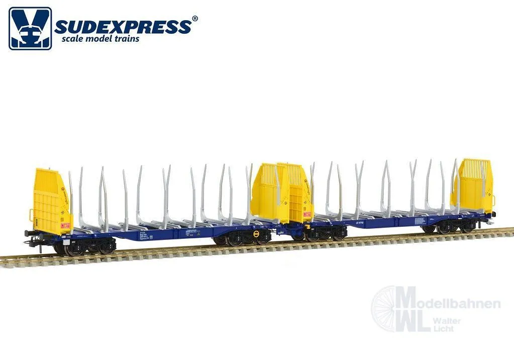 Sudexpress T657017 - Holztransportwagen VTG Ep.VI 017 Sggmrrs 90 TT 1:120