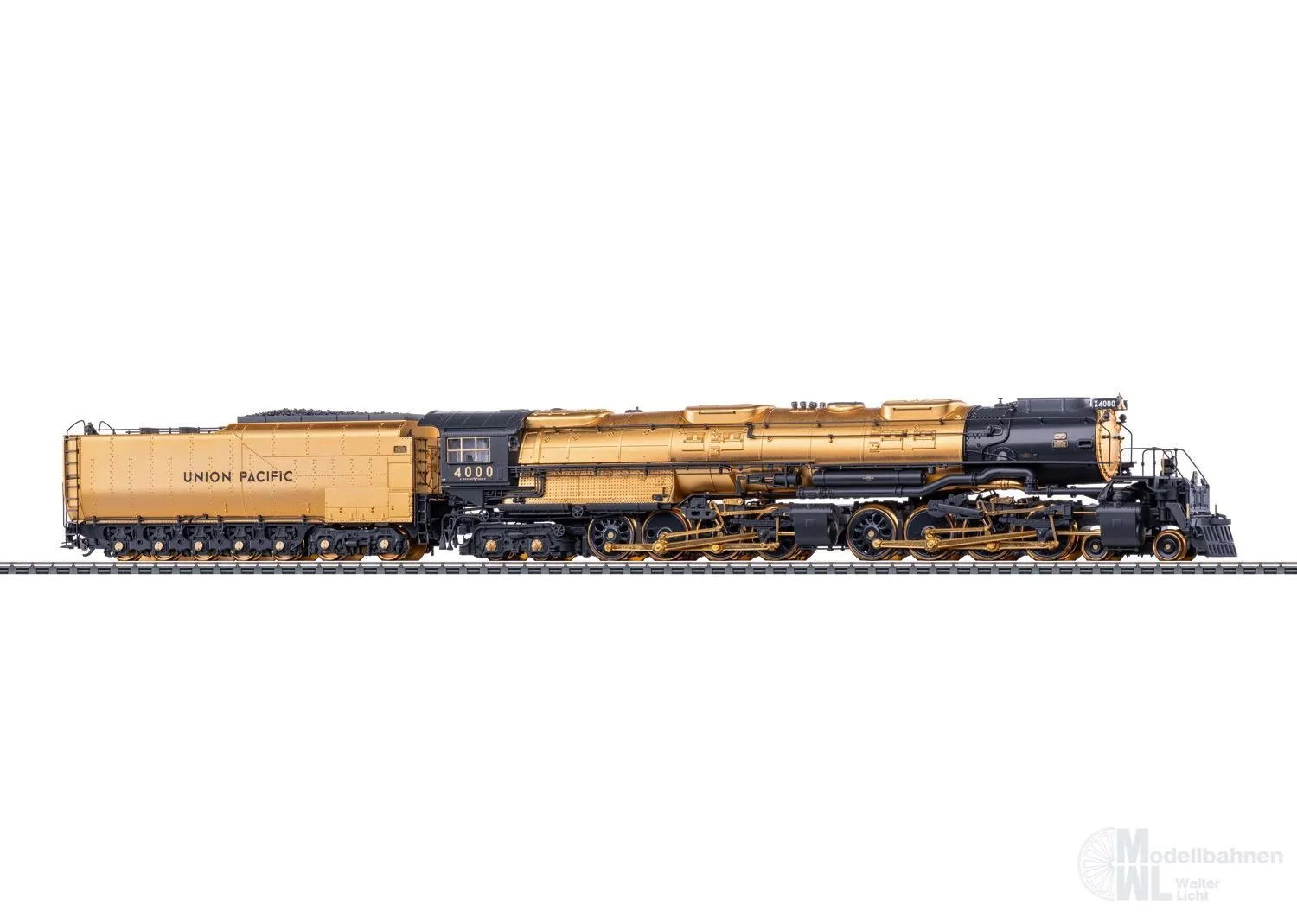 Märklin 39400 - Dampflok Big Boy 4000 UP vergoldet H0/WS Sound