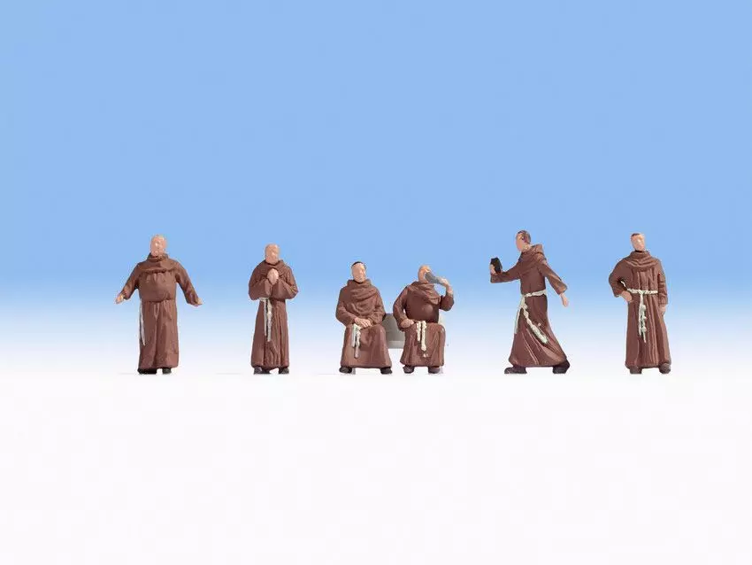 Noch 15401 - Mönche (ohne Bank) H0 1:87