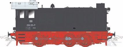 Lenz 40110-02 - Diesellok BR 236 231-7 DB Ep.IV Spur 0