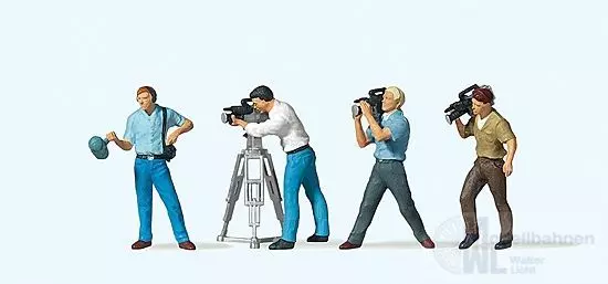 Preiser 10421 - Fernsehteam H0 1:87