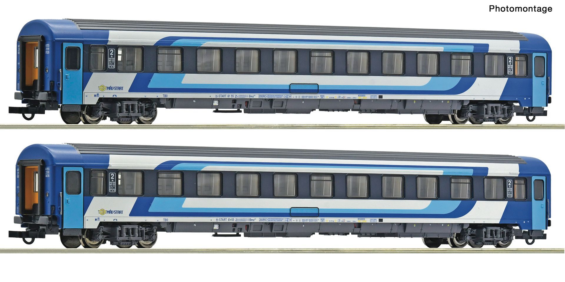Roco 6200294 - Personenwagen Set MAV Ep.VI 2.tlg. H0/GL