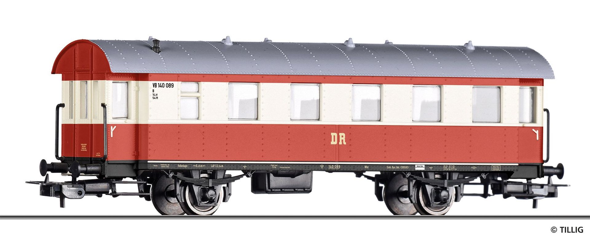 Tillig 74969 - Beiwagen DR Ep.III VB 140