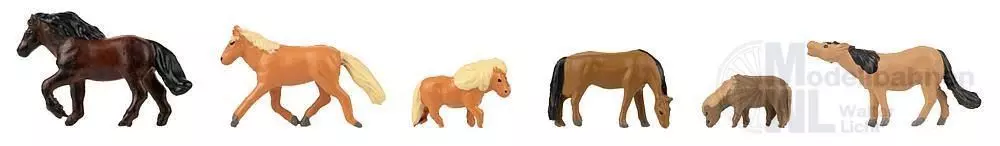 Faller 155910 - Pferde und Ponys N 1:160