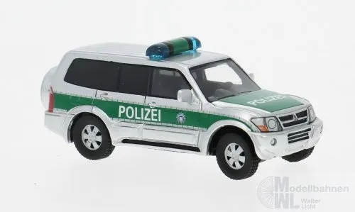 BoS-Models 87498 - Mitsubishi Pajero 2003 Bundespolizei H0 1:87