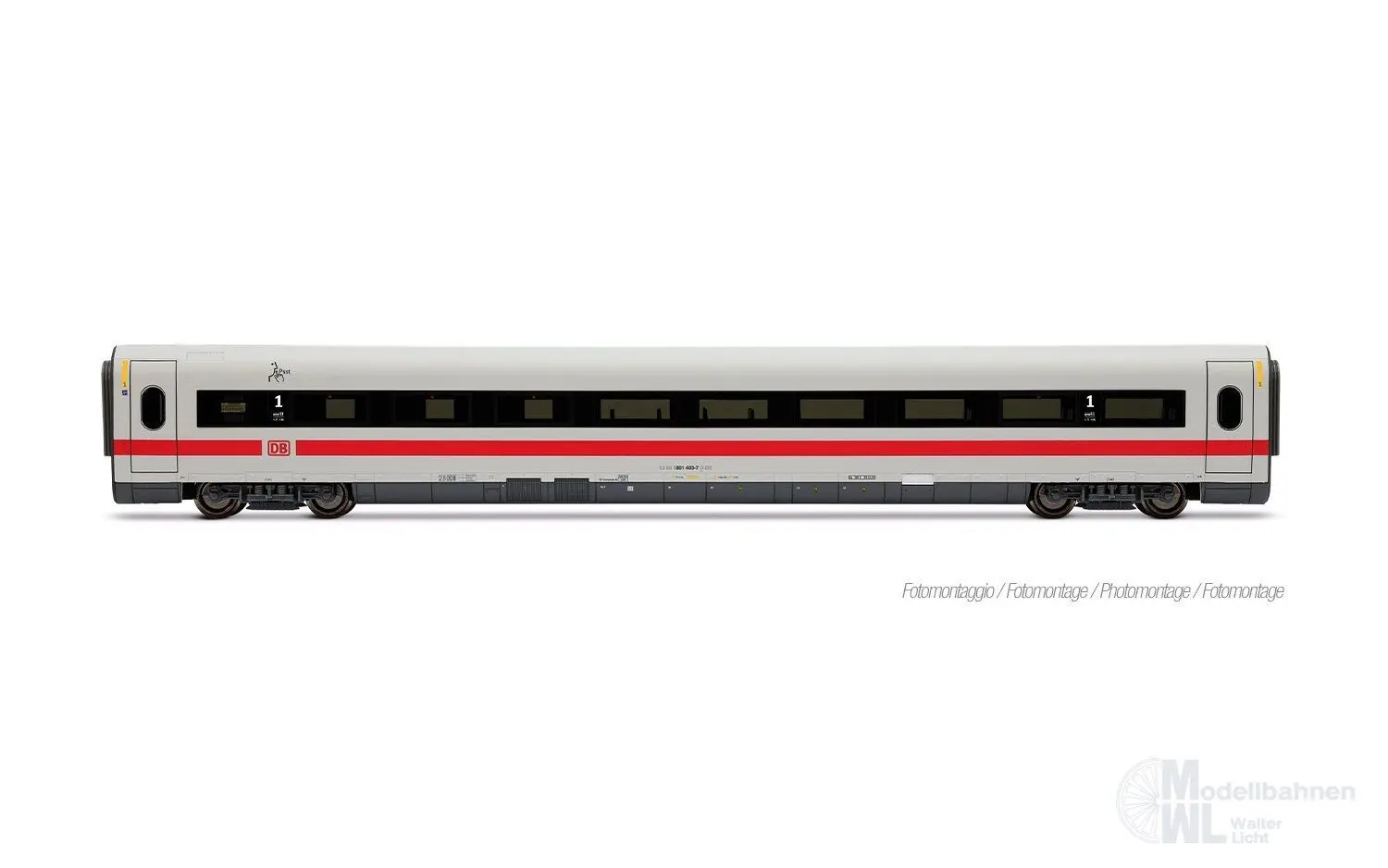Lima 4684 - Ergänzungswagen Set ICE 1 DB Ep.VI Klimaschützer 5.tlg. H0/GL
