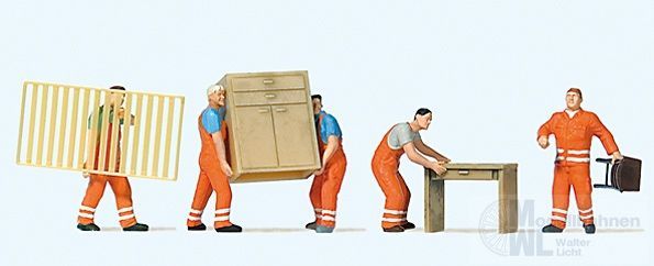 Preiser 10714 - Sperrmüllentsorgung H0 1:87 Preiser 10714 - Sperrmüllentsorgung H0 1:87