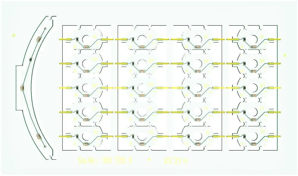 Faller 180728 - Riesenrad-LED-Lichtset H0 1:87