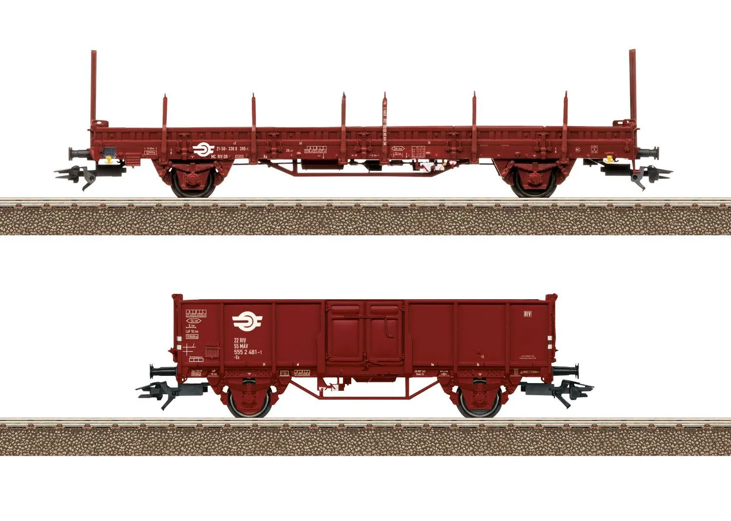 Trix 24191 - Güterwagen-Set MAV Ep.VI 2.tlg. H0/GL