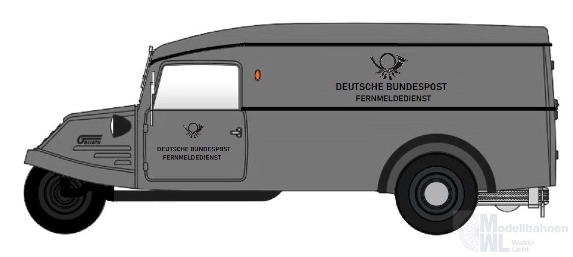 NPE NA88205 - Goliath GD 750 Kombi Fernmeldedienst H0 1:87