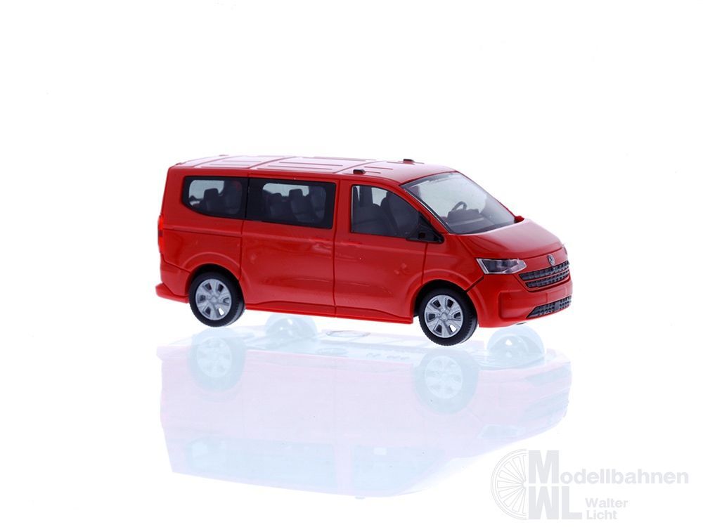 Rietze 11736 - Volkswagen T7 Caravelle lintensive red H0 1:87