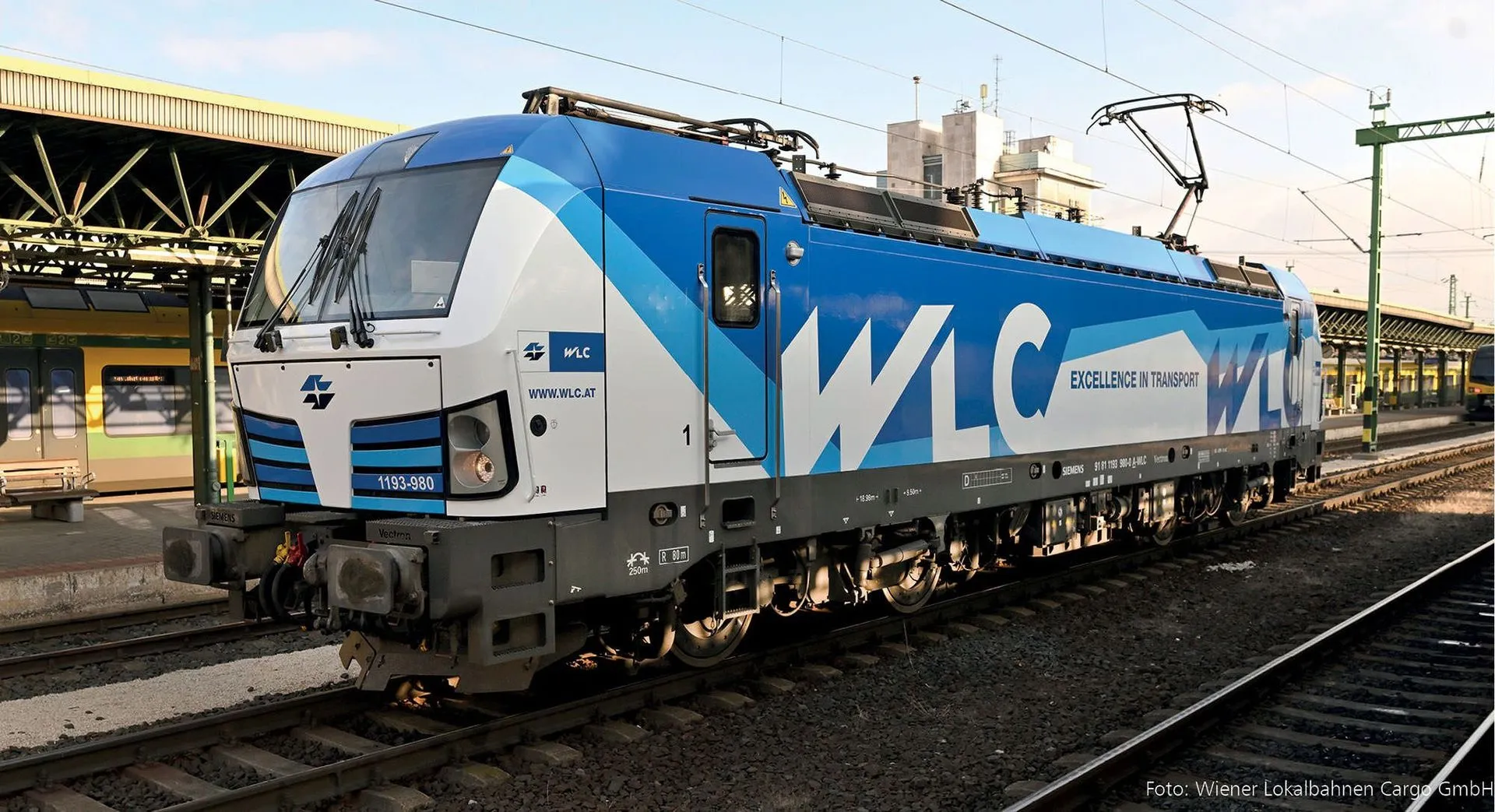 Tillig 04841 - E-Lok BR 1193 980 Wiener Lokalbahn Cargo Ep.VI TT 1:120
