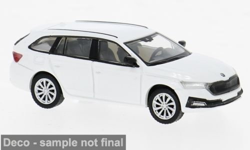 PCX-Models 870596 - Skoda Oktavia IV Combi weiss 2019 H0 1:87