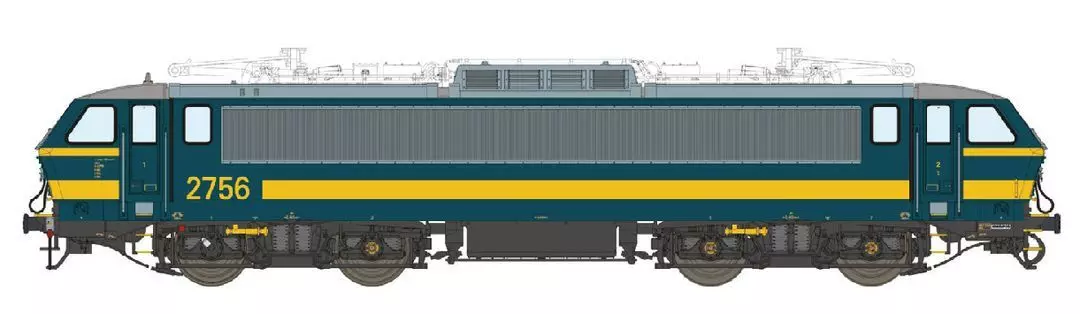 LS Models 12566AC - E-Lok HLE 27 SNCB Ep.VI H0/WS