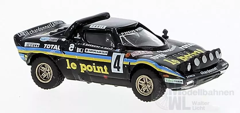 Brekina 29660 - Lancia Stratos HF 4 von Darniche beiMonte ´81 H0 1:87