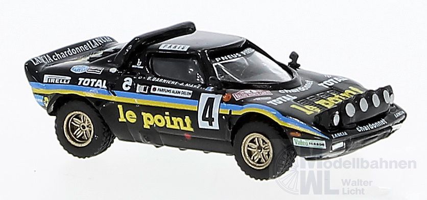 Brekina 29660 - Lancia Stratos HF 4 von Darniche beiMonte ´81 H0 1:87