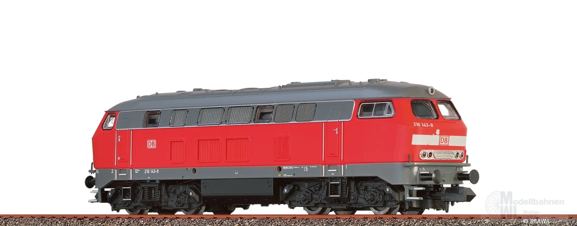 Brawa 61222 - Diesellok BR 216 Ep.V N 1:160