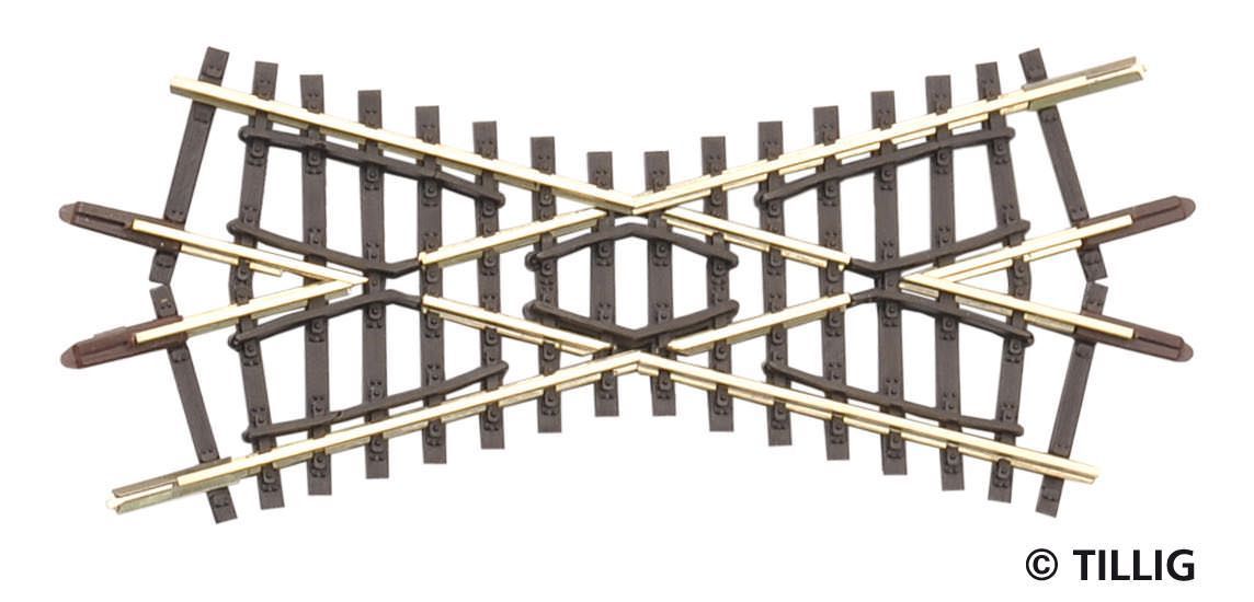 Tillig 83170 - Kreuzung 30° 83 mm TT 1:120