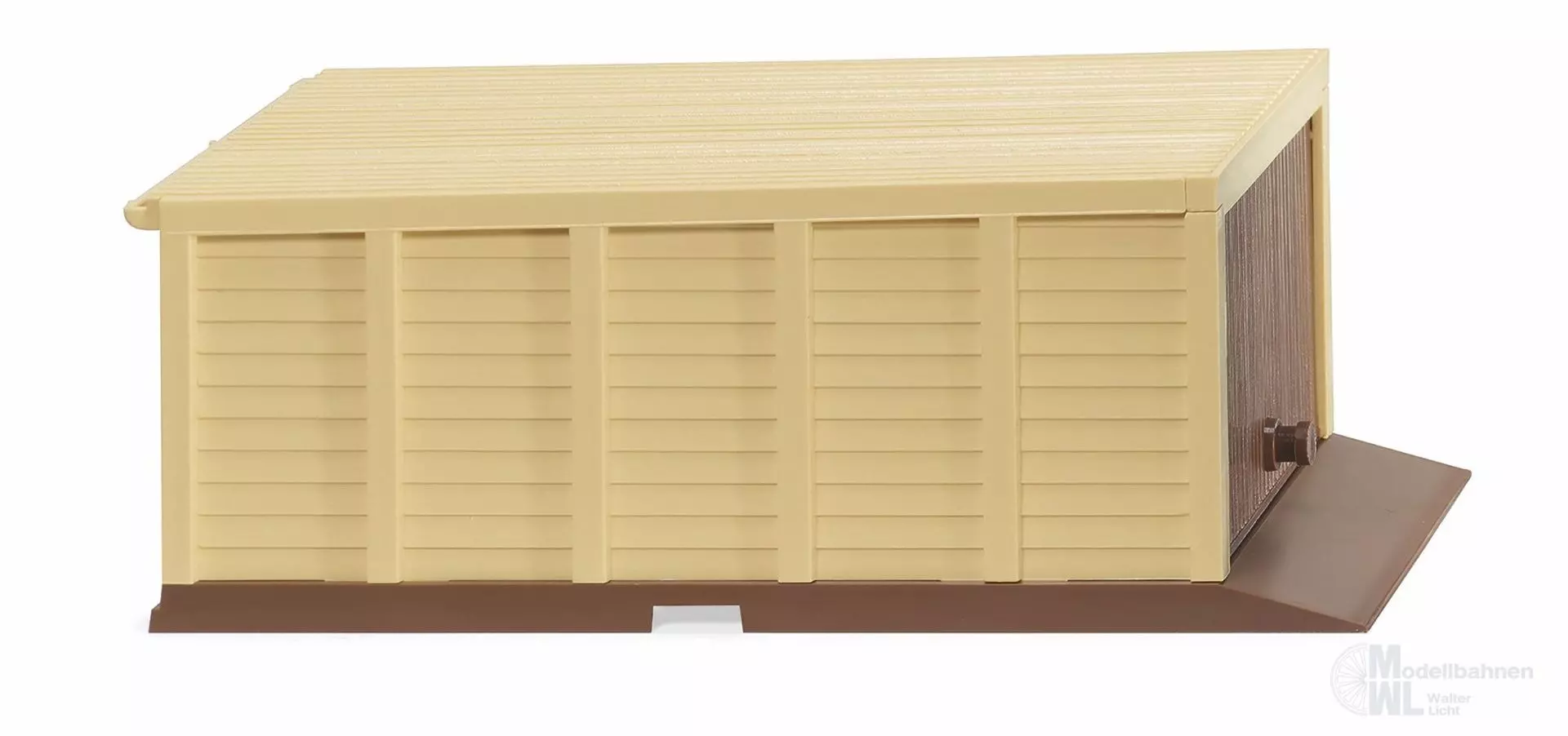 Wiking 114003 - Selbstbau-Garage 3 Stück blassbraun / elfenbein 1:87