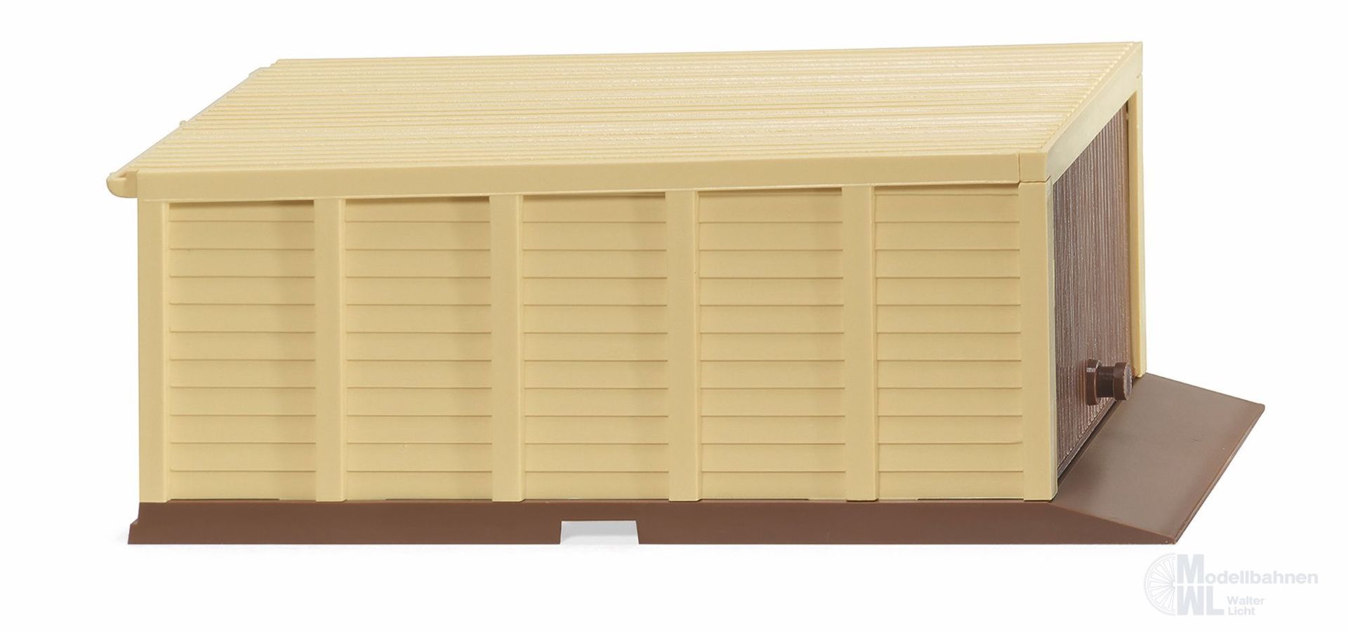 Wiking 114003 - Selbstbau-Garage 3 Stück blassbraun / elfenbein 1:87
