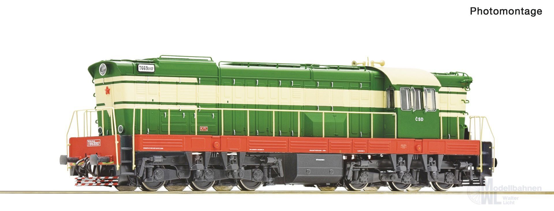 Roco 7300012 - Diesellok T 669.0107 CSD Ep.IV H0/GL Roco 7300012 - Diesellok T 669.0107 CSD Ep.IV H0/GL