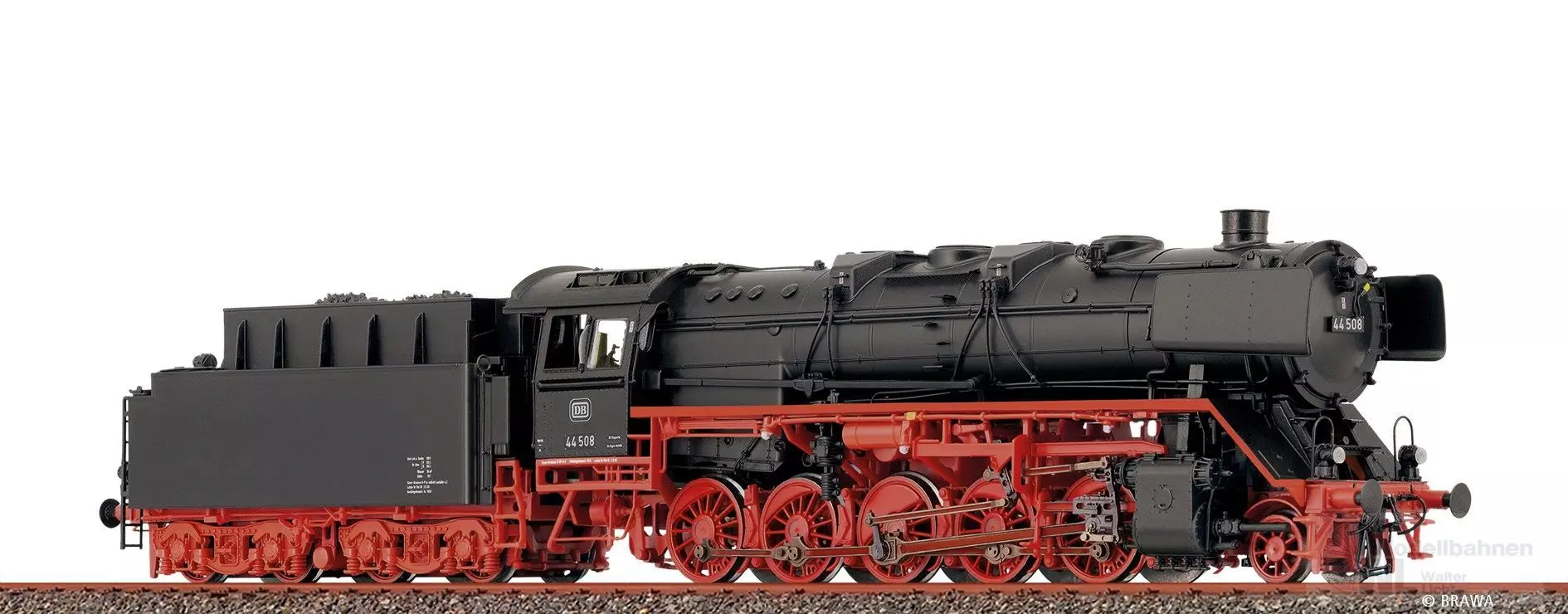 Brawa 70042 - Dampflok BR 44 DB Ep.III H0/GL Digital Sound